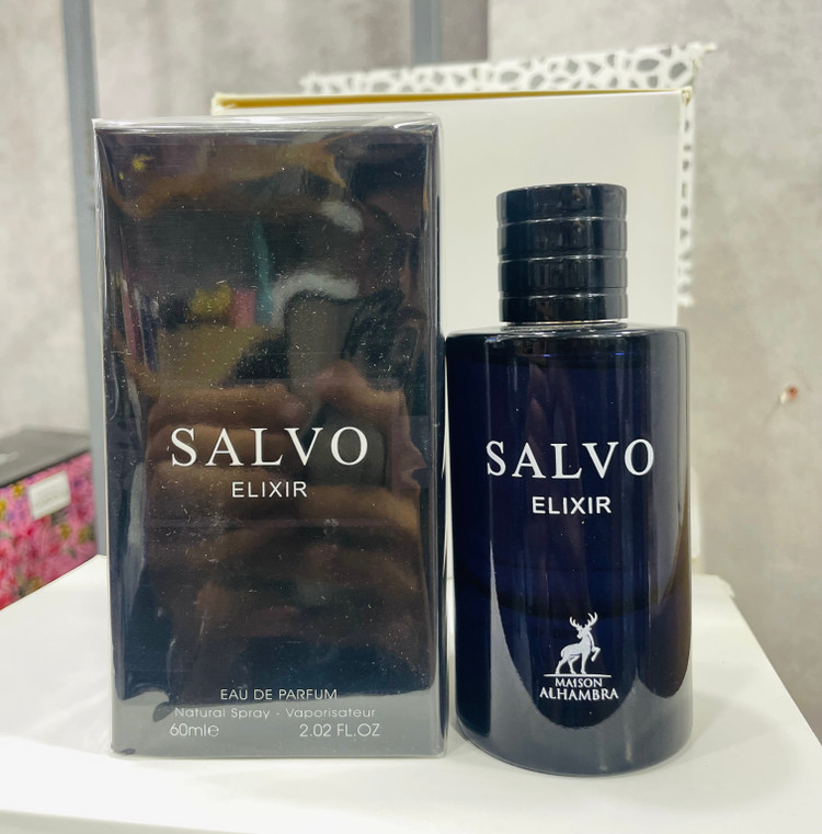 عطر ادکلن سالوو الکسیر الحمبرا رایحه ساواچ الکسیر ۶۰ میل|SALVO ELXIR ALHAMBRA